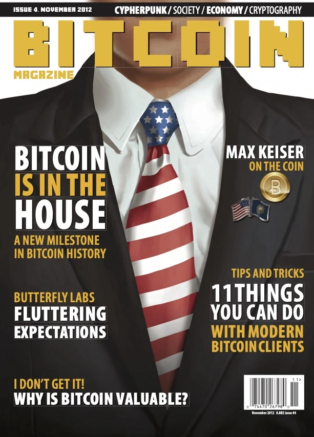 Issue #4 Bitcoin Magazine Historic Covers