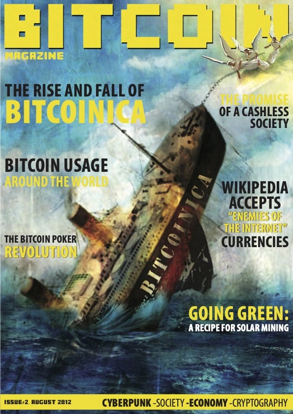 Issue #2 Bitcoin Magazine Historic Covers