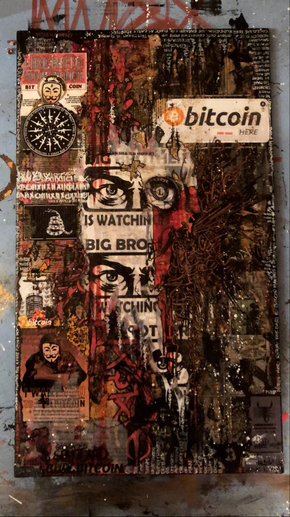 "BITCOIN, END WAR HERE" ORIGINAL 1/1 2020 #MVDEX