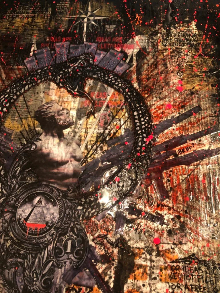 "OUR CHAINS ARE BROKEN" ORIGINAL 1/1 FIRST EDITION 2021 #MVDEX